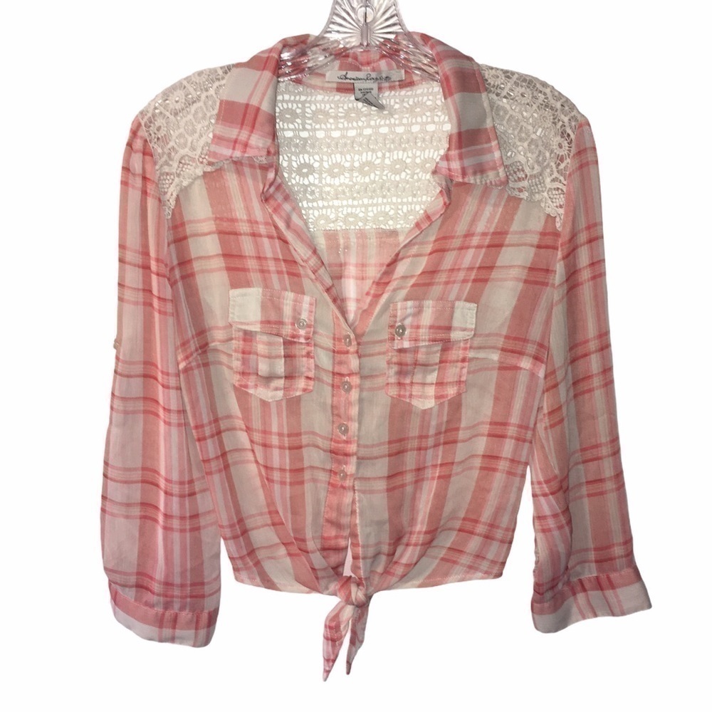 3/$21 American Rag Cie Button Down Top